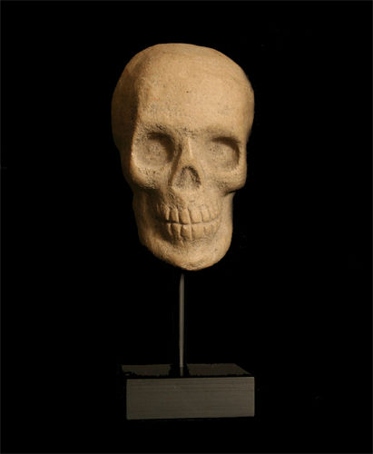 Mayan Terracotta Skull