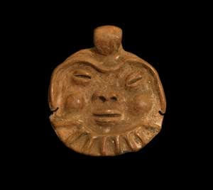 Mayan Terracotta Pectoral