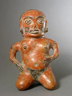 Squatting Female Effigy Vessel