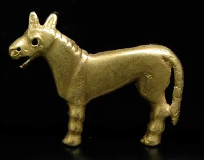 Gold Figure in the Form of a Horse