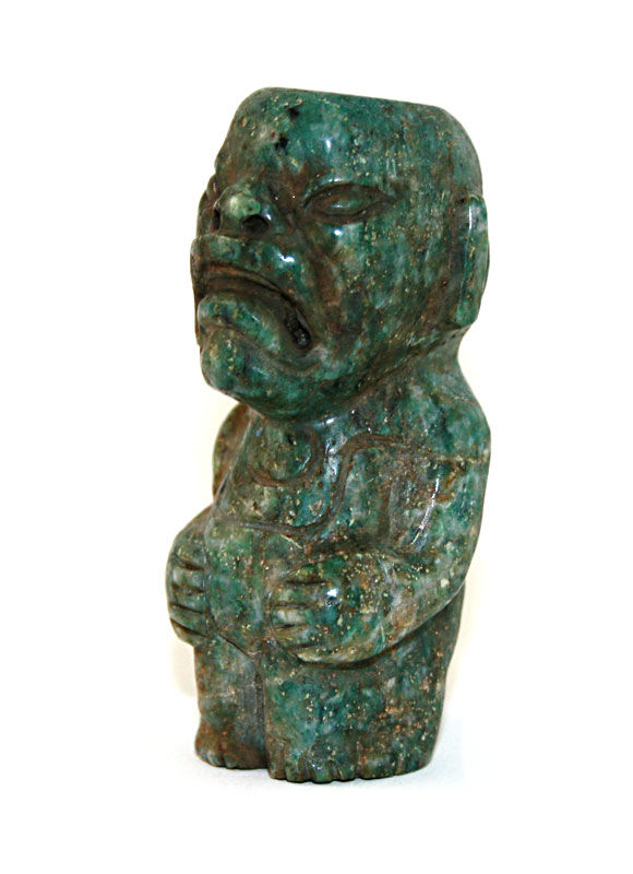 Olmec Miniature Green Stone Figure