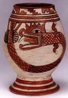 Guanacaste-Nicoya Terracotta Vessel Featuring a Serpent Motif