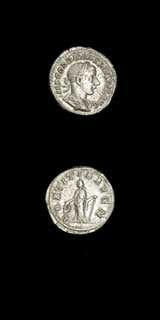 Silver Denarius of Emperor Gordian III