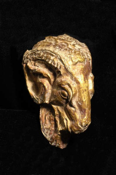 Egyptian Gold Head of a Ram