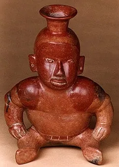 Colima Vessel in the Form of a Squatting Hunchback