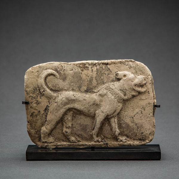 Old Babylonian Moulded Plaque of a Dog
