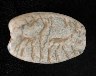 Mesopotamian Intaglio Seal Depicitng Two Stags
