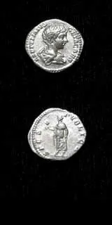 Silver Denarius of Geta Struck While Caesar
