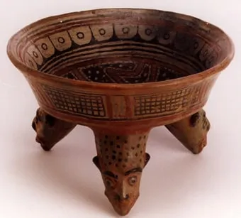 Terracotta Polychrome Bowl