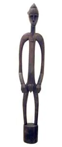 Male Senufo Wooden Pombiele Rhythm Pounder