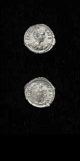 Silver Denarius of Geta Struck While Caesar