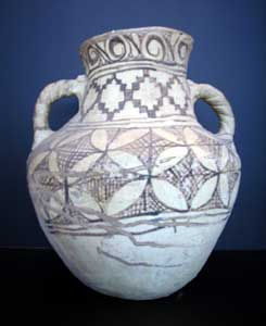Mavera al-Nahr or Khurasan Large Slip-Painted Terracotta Vessel