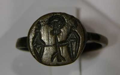 Roman Bronze Signet Ring
