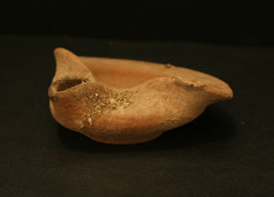 Early Israelite Terracotta Oil Lamp