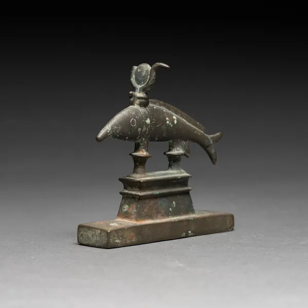 Sculpture of an Oxyrhynchus Fish God