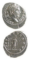 Silver Denarius of Emperor Caracalla
