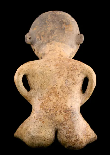 Chinesco Style (Type E) Nayarit Terracotta Seated Figure