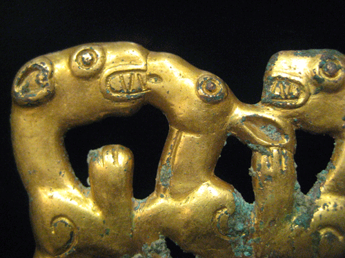 Gilt Bronze Belt Buckle