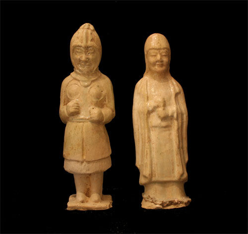 Sui Pair of a Palace Guardian and an Official