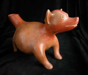 Colima Vessel in the Form of a Standing Dog