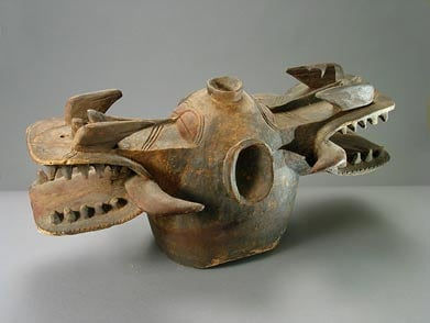 Senufo Janiform Fire Spitter Helmet Mask