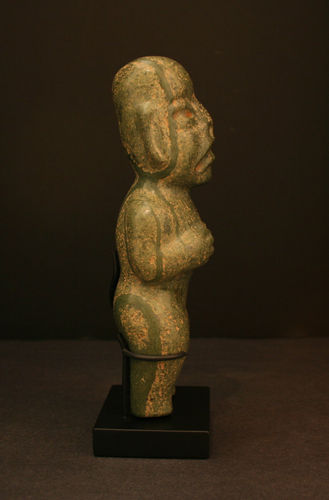Olmec Jade Sculpture of a Were-Jaguar