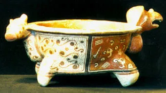 Terracotta Bowl Set on Four Legs