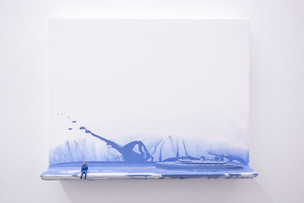 Liliana Porter, Blue and Blue, 2022