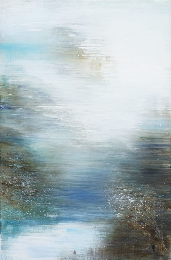 Xianwei Zhu, Floating Clouds and flowing waters No. 1, 2022