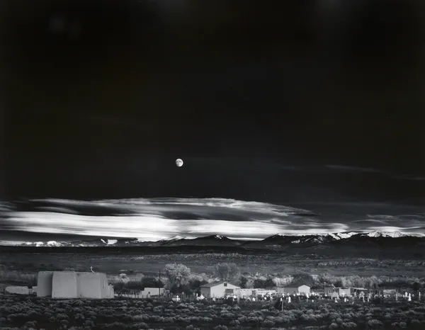 Ansel Adams, Moonrise, Hernandez, New Mexico, 1941
