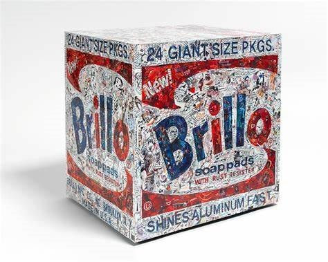 Vik Muniz, Brillo Box, after Warhol (Pictures of Magazines 2), 2015