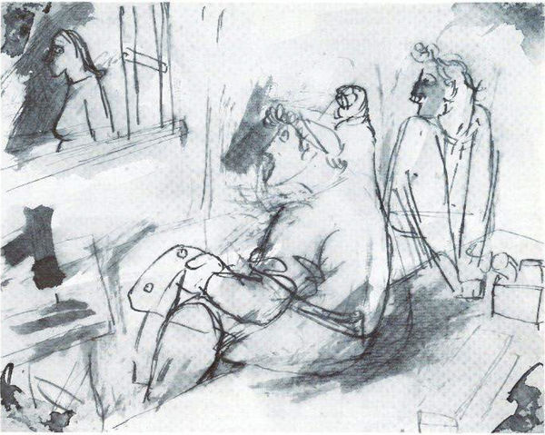 Josef Herman, Two tailors