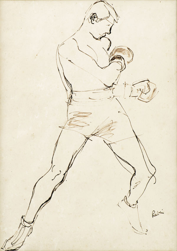 Sam Rabin, Drawing of a Boxer
