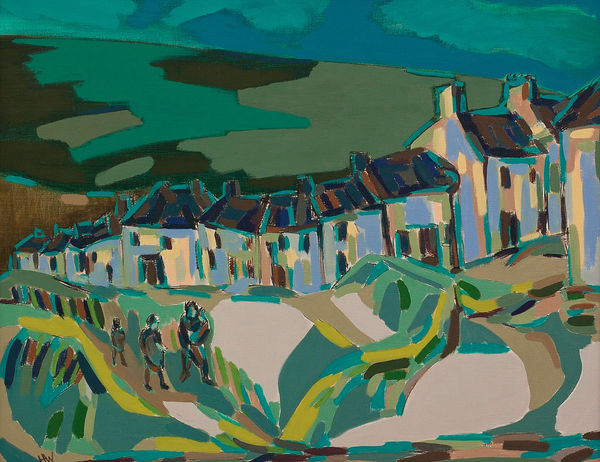 Harry Weinberger, Welsh Village (in Memory of Heinz), 1982