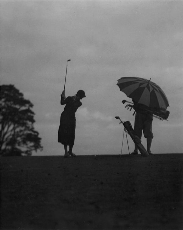 Bill Brandt, Golf in the Rain, 1934