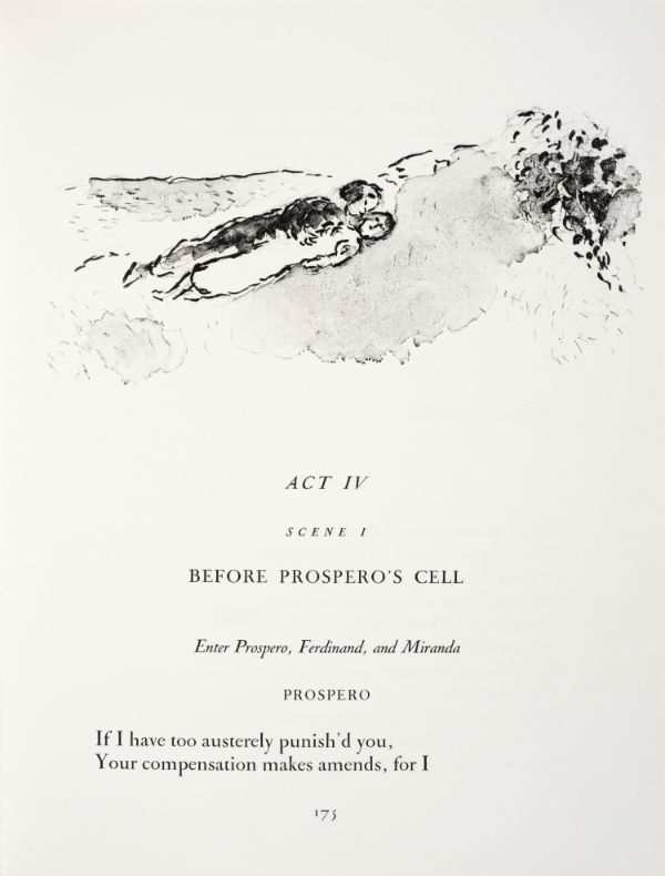 Marc Chagall, Ferdinand and Miranda making love, 1975