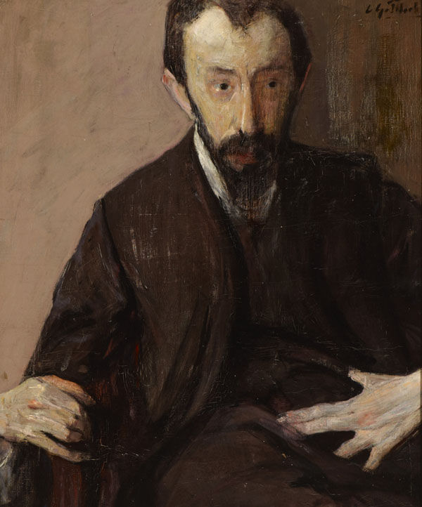 Leopold Gottlieb, Portrait of Leon Hirszenberg, c. 1904-1907