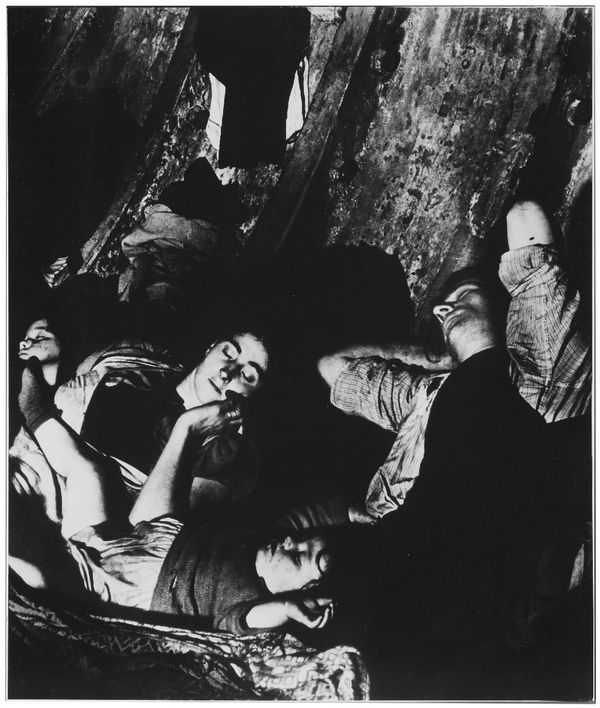 Bill Brandt, London, Air Raid Shelters, East End Underground Station, 1940