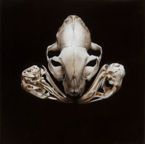 Markus Åkesson, The Oracle Bones (Cat And Two Hens), 2023