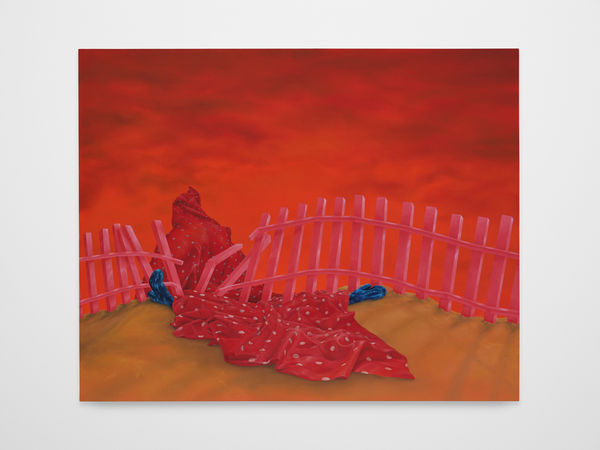 Rachel Simon Marino No Such Thing as a Witch, 2026 oil on canvas 51 x 64 inches 129.5 x 162.6 cm