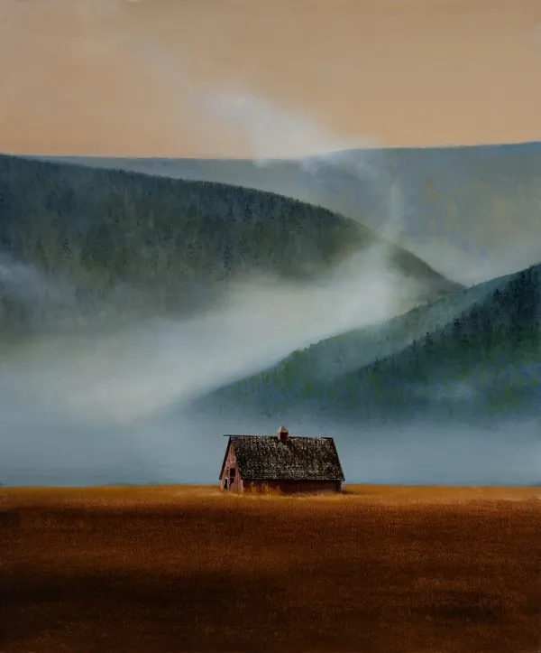 Michael Gregory Wind Falls, 2026 Oil on canvas on panel 60 x 50 inches 152.2 x 152.7 x 5.1 cm