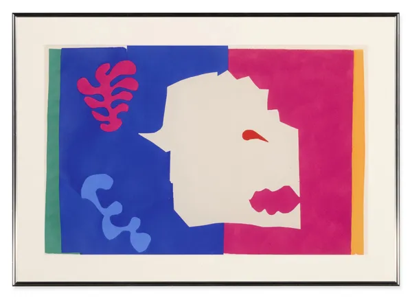 Henri Matisse Le Loup Garou, from Jazz, 1947 Pochoir in colors on Arches woven paper 16 5/8 x 25 3/4 inches 42.2 x 65.4 cm framed: 21 1/4 by 30 1/4 inches