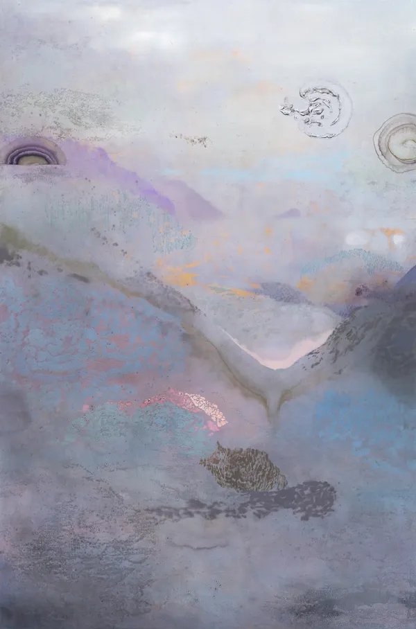 Darren Waterston Open Notes no. 1, 2026 Oil on wood panel 36 x 24 inches 91.4 x 61 cm