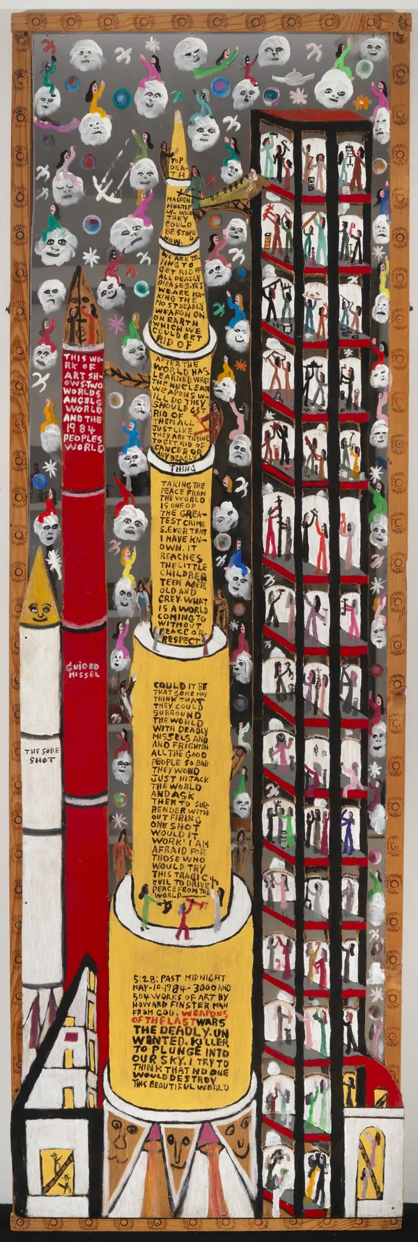 Howard Finster - Untitled, WEAPONS OF THE LAST WARS #3,504, May 10, 1984