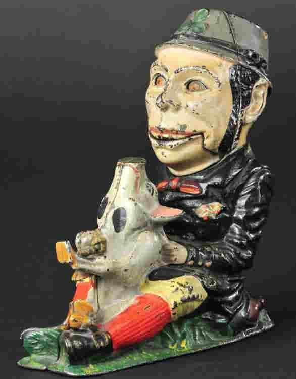 BANKS, "Paddy and the Pig" Mechanical Bank, 1882