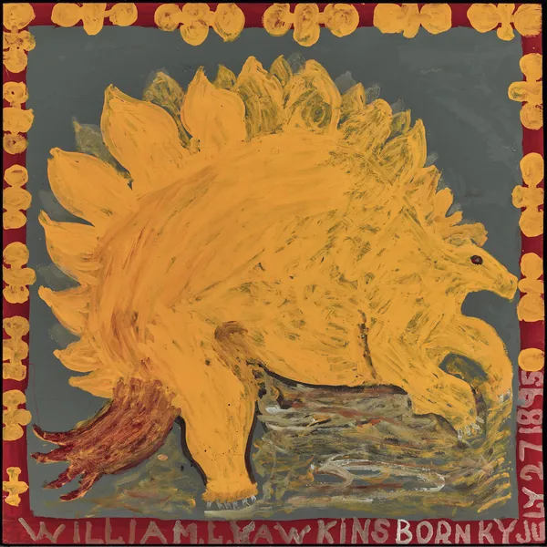 William Hawkins, Yellow Stegosaurus, c.1985-87