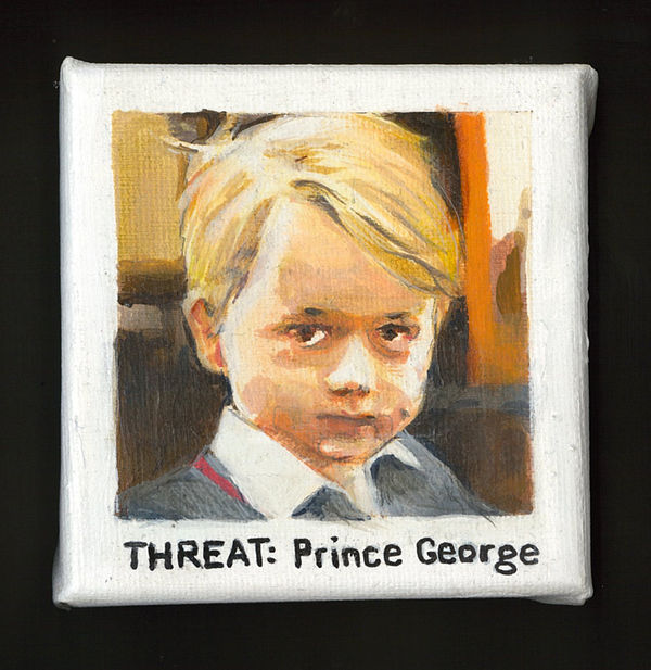 Robert O’Connor Iconotropy 52, 2020 oil on canvas 10 x 10cm