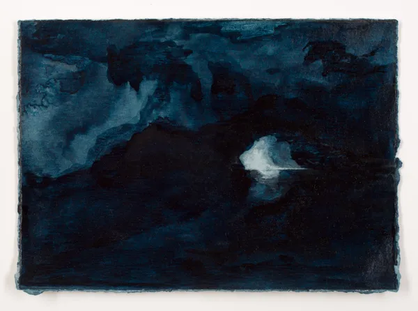 Natalie Holtsbaum Emergence Event / Diffused Opening, 2026 ink on paper, framed 14 x 20 cm (paper size) 27 x 32.7 cm (frame size)