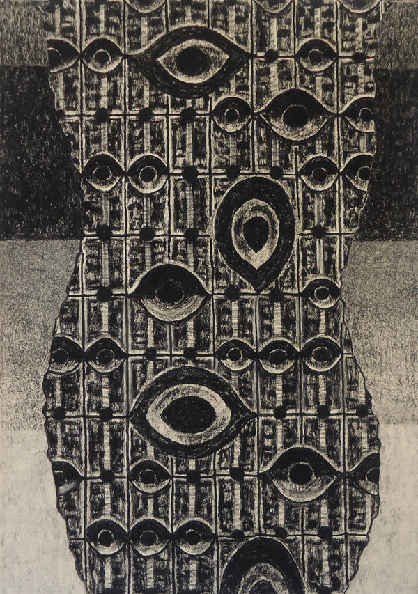 Richard Wastell, She-oak charcoals No 4, 2012