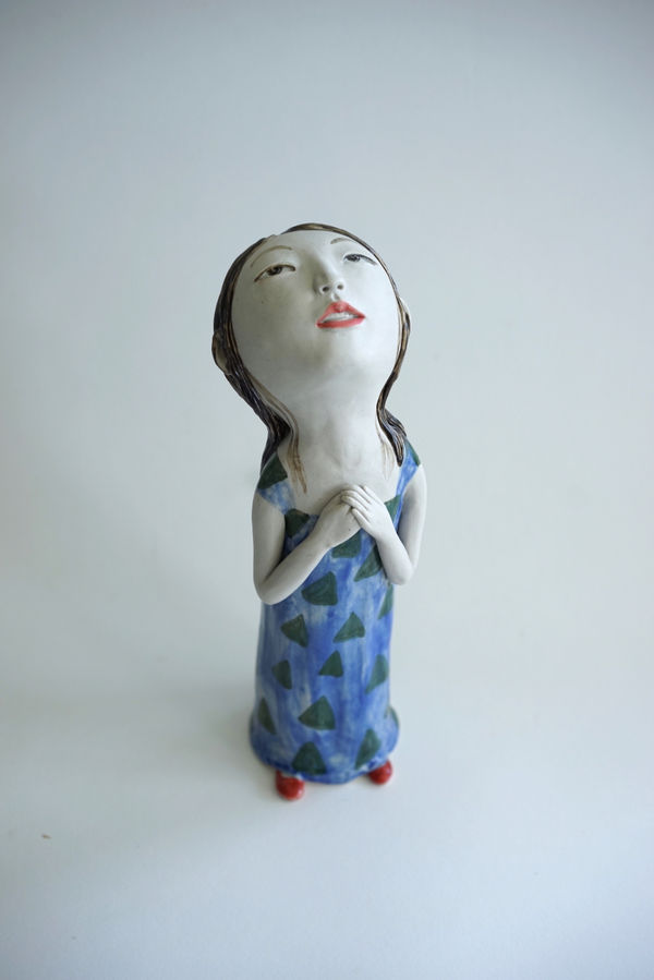 Dai Li Make a Wish, 2020 glazed stoneware 30 x 11 x 10 cm